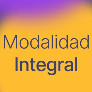 Modalidad Integral